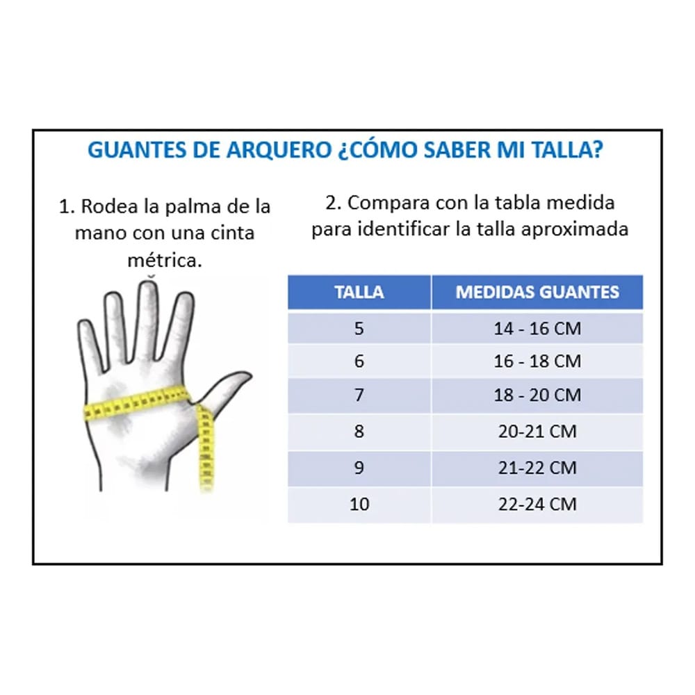 Guantes con Antifracturante de Arquero
