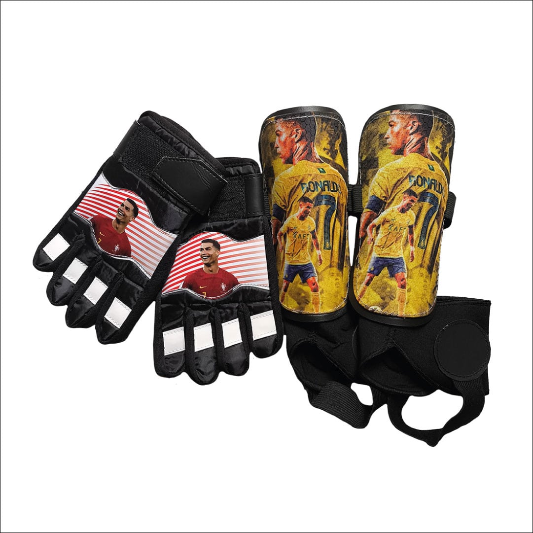 COMBO Guantes de Arquero + Canilleras con Tobillera